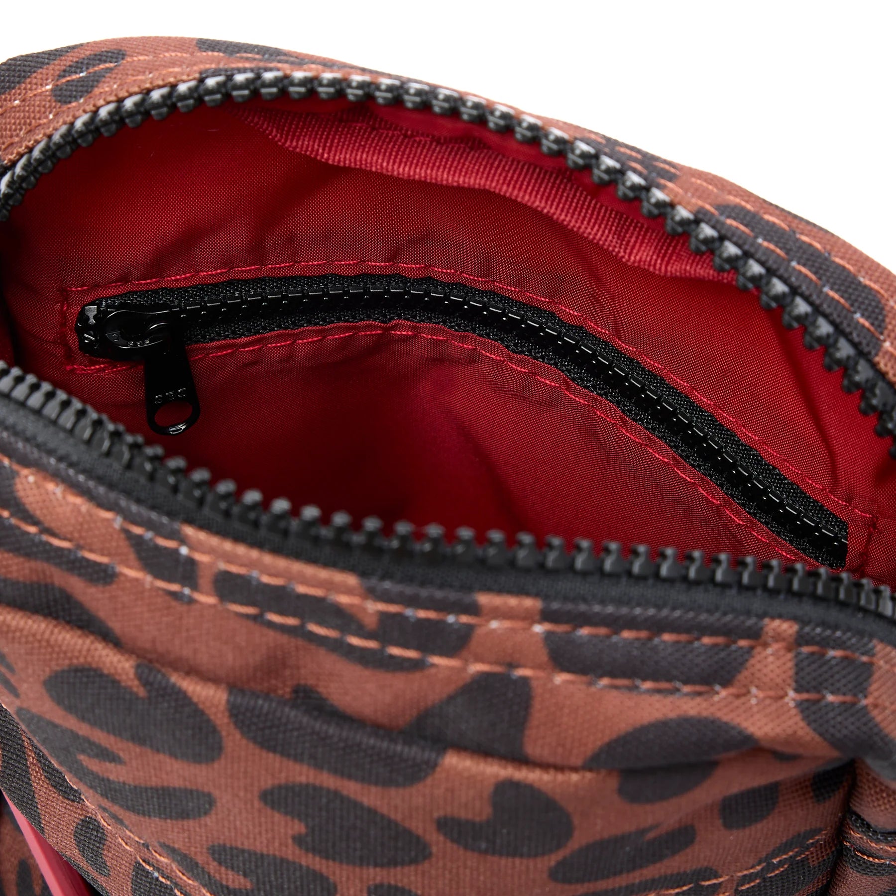 Scarlet Leopard Bond Recycled Canvas Bag
