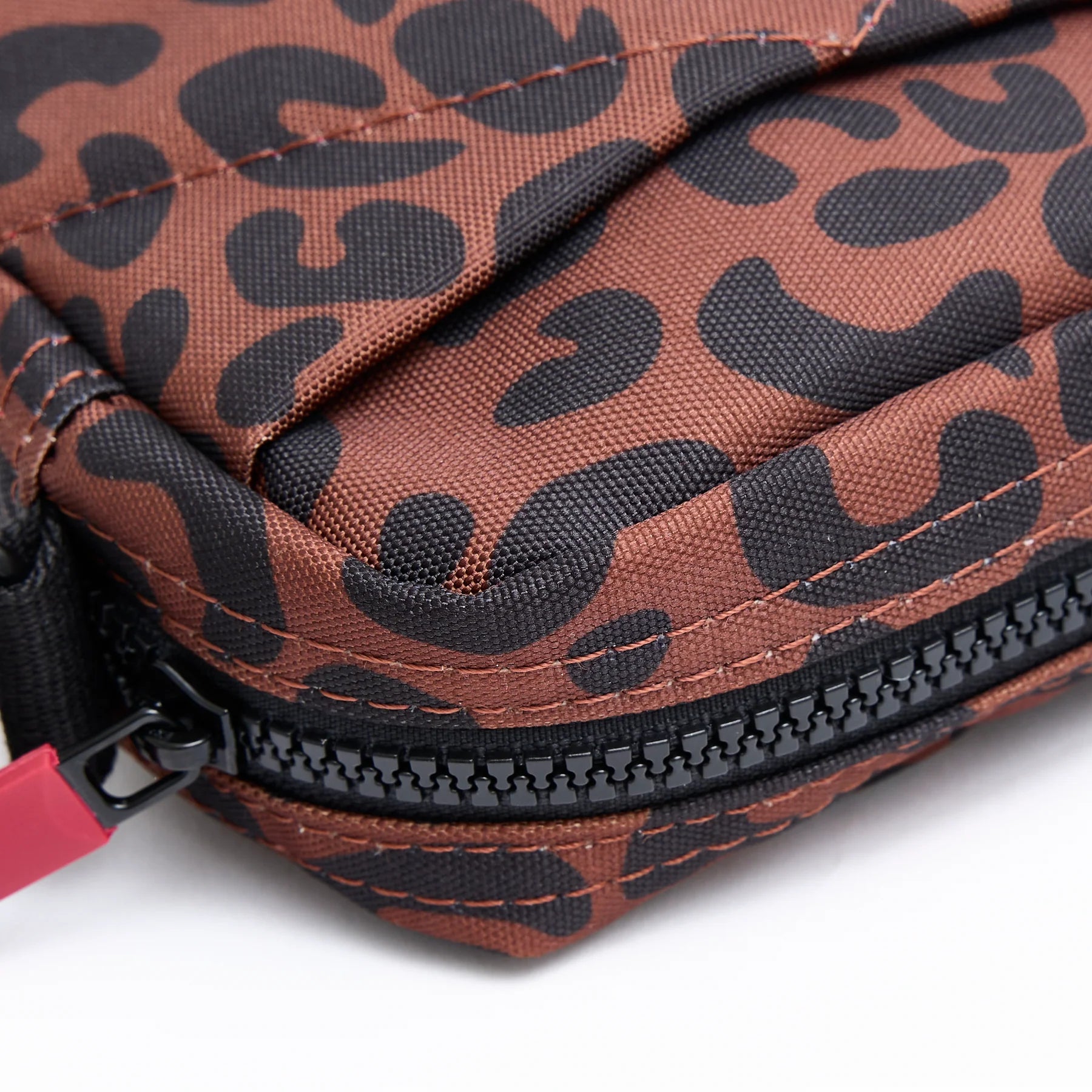 Scarlet Leopard Bond Recycled Canvas Bag