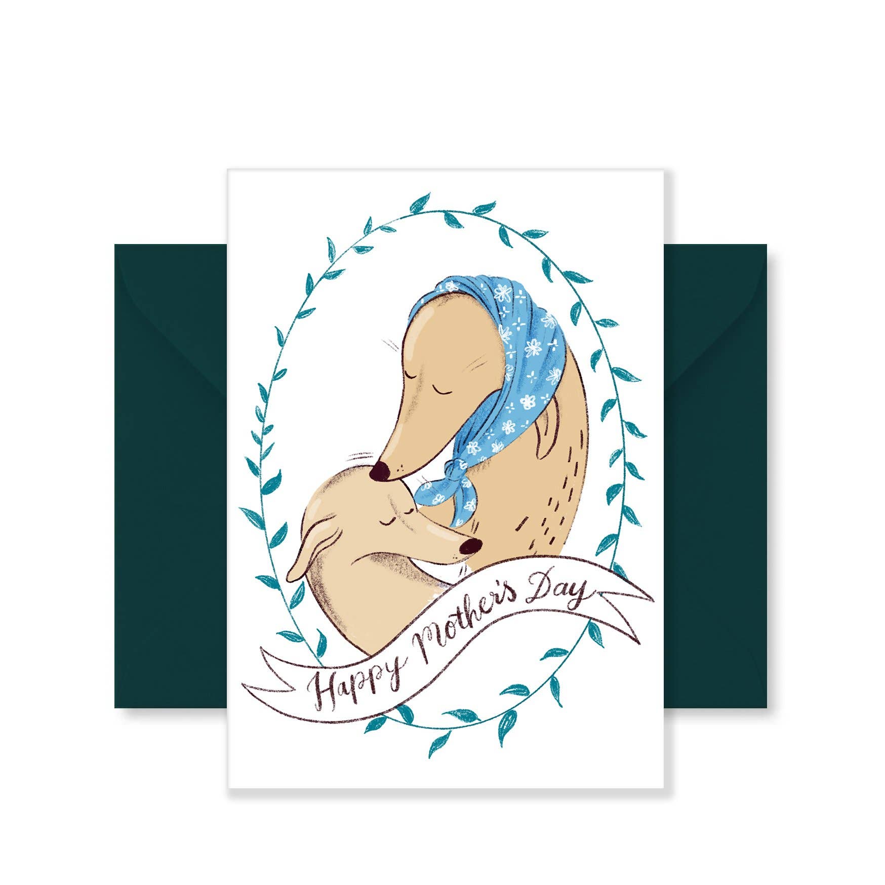 Mother Hound Mother's Day Card