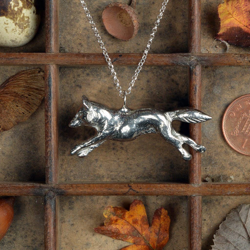 Running Fox Necklace
