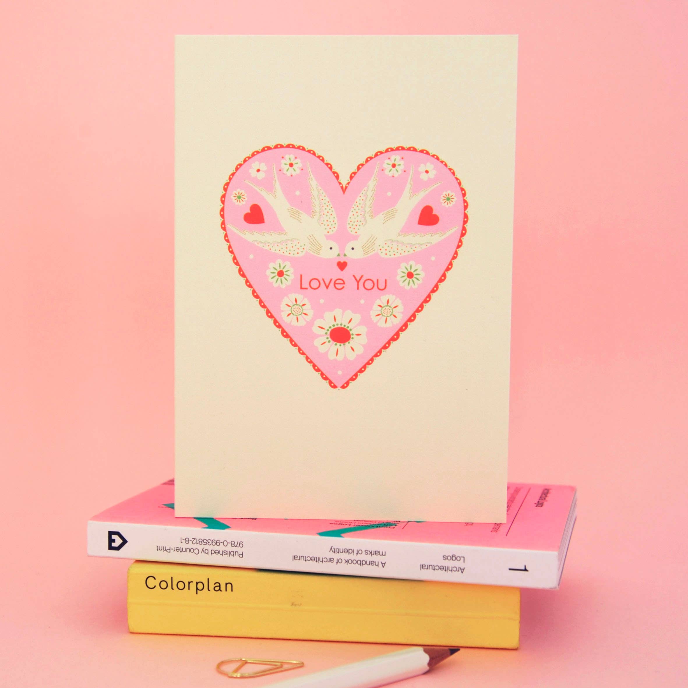 Love Birds Love You Card