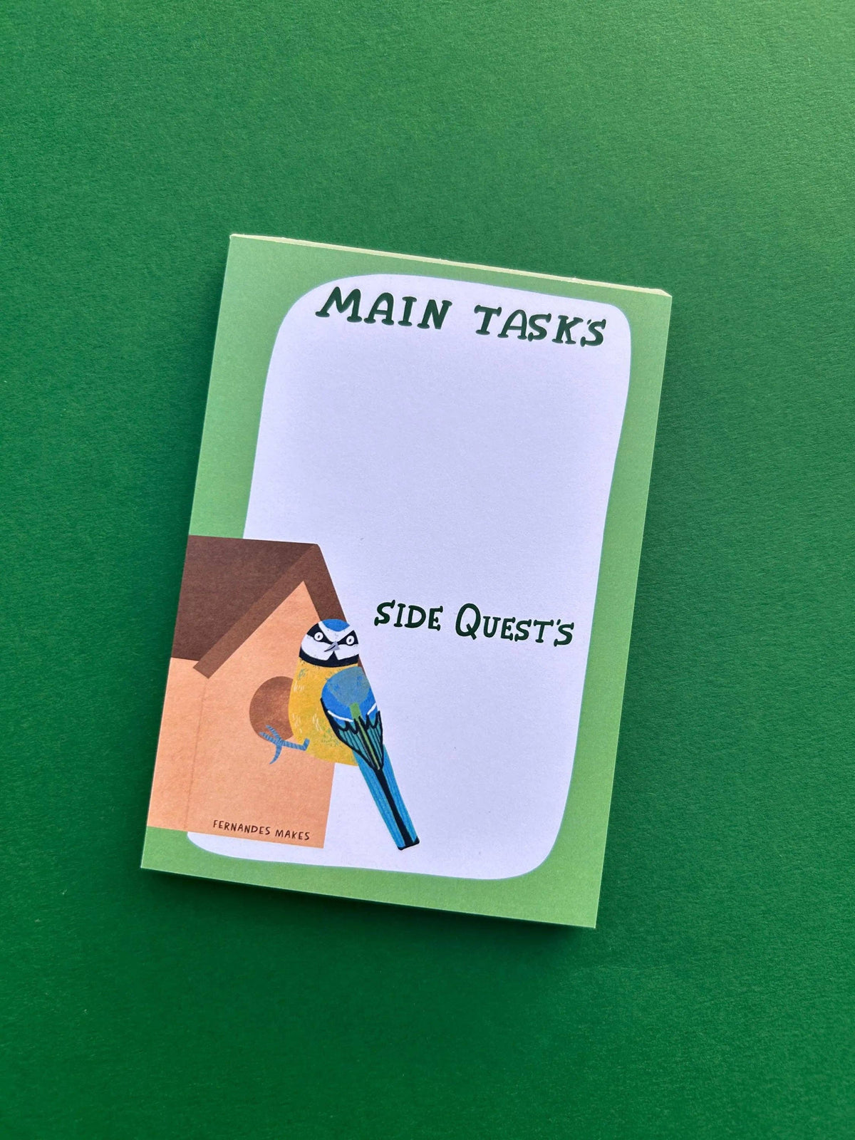 Side Quests Notepad