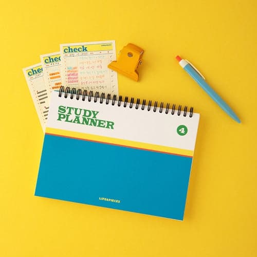 Sea Blue Study Planner - 4 Months