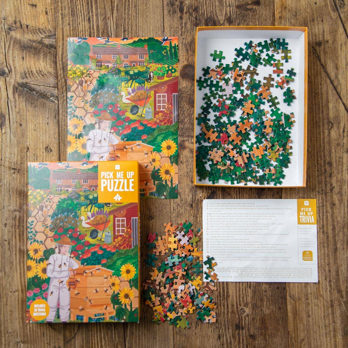 Bee Garden Puzzle 1000 Pieces