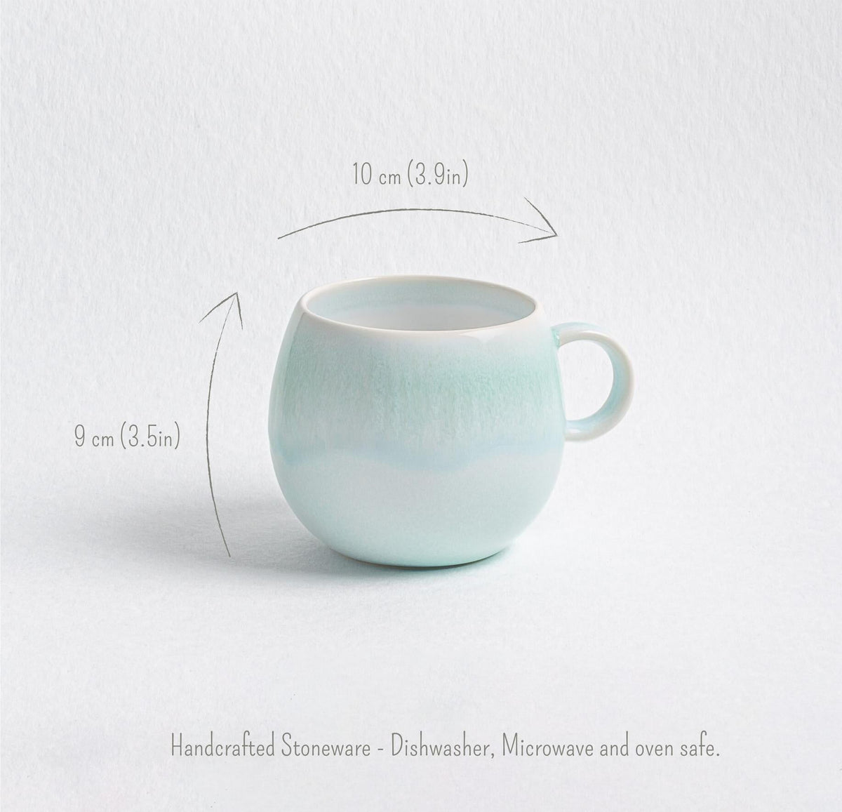 Large Blue Caribbean Ball Mug