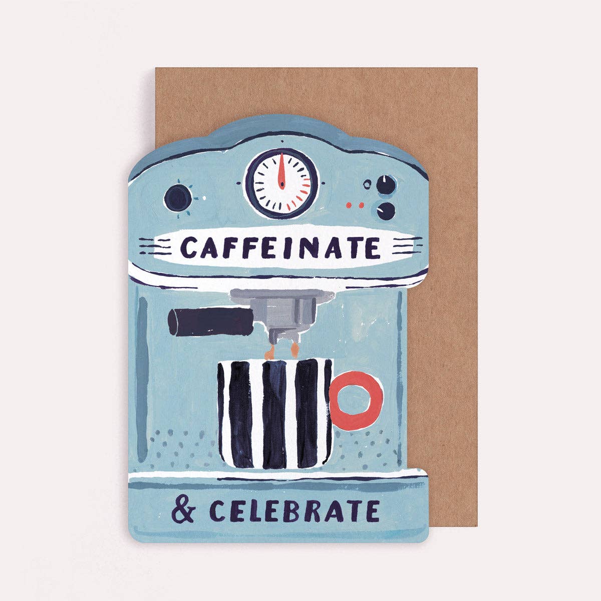 Coffee Machine Birthday Card