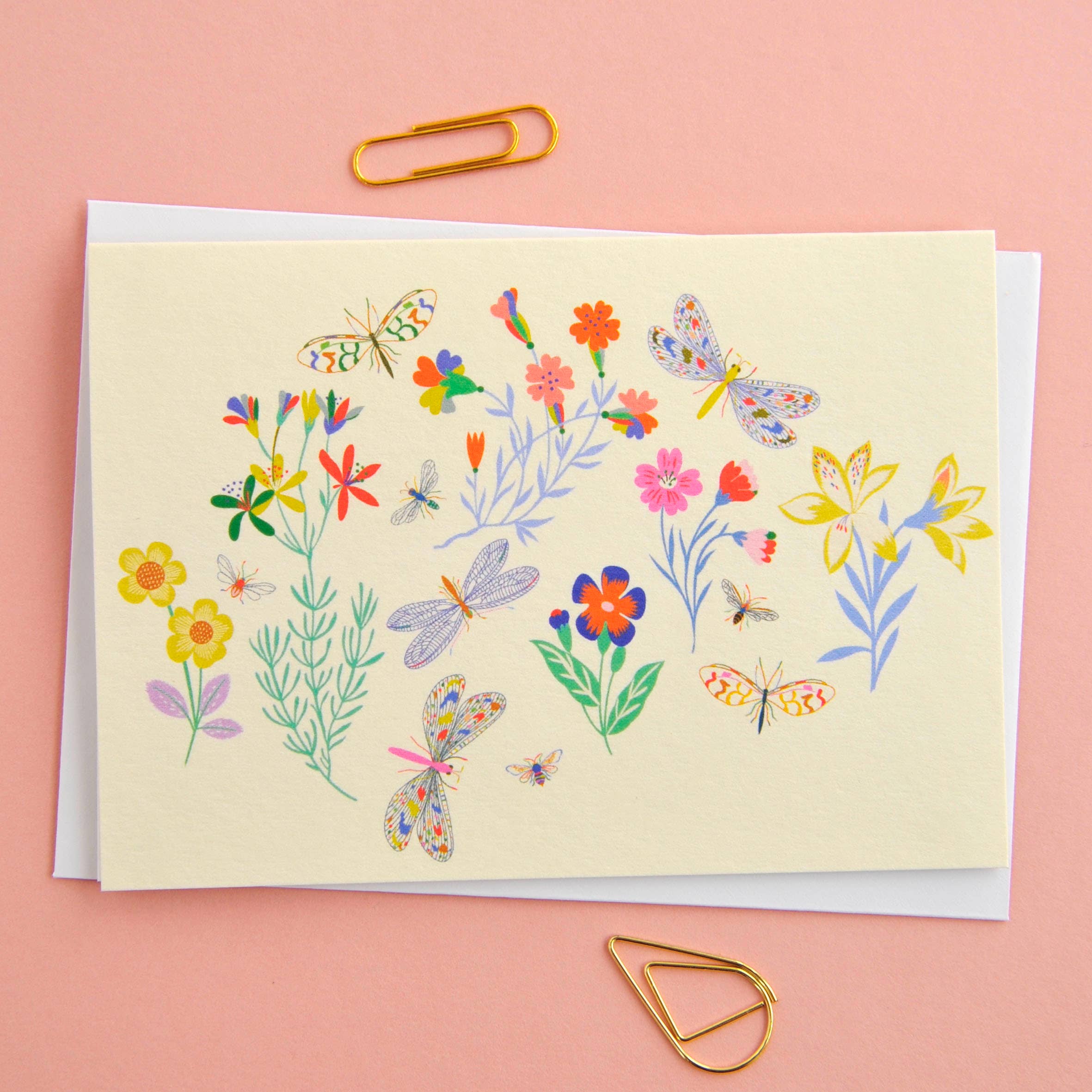 Birds & Bees Notecards – Pack of 8 Thank You Cards