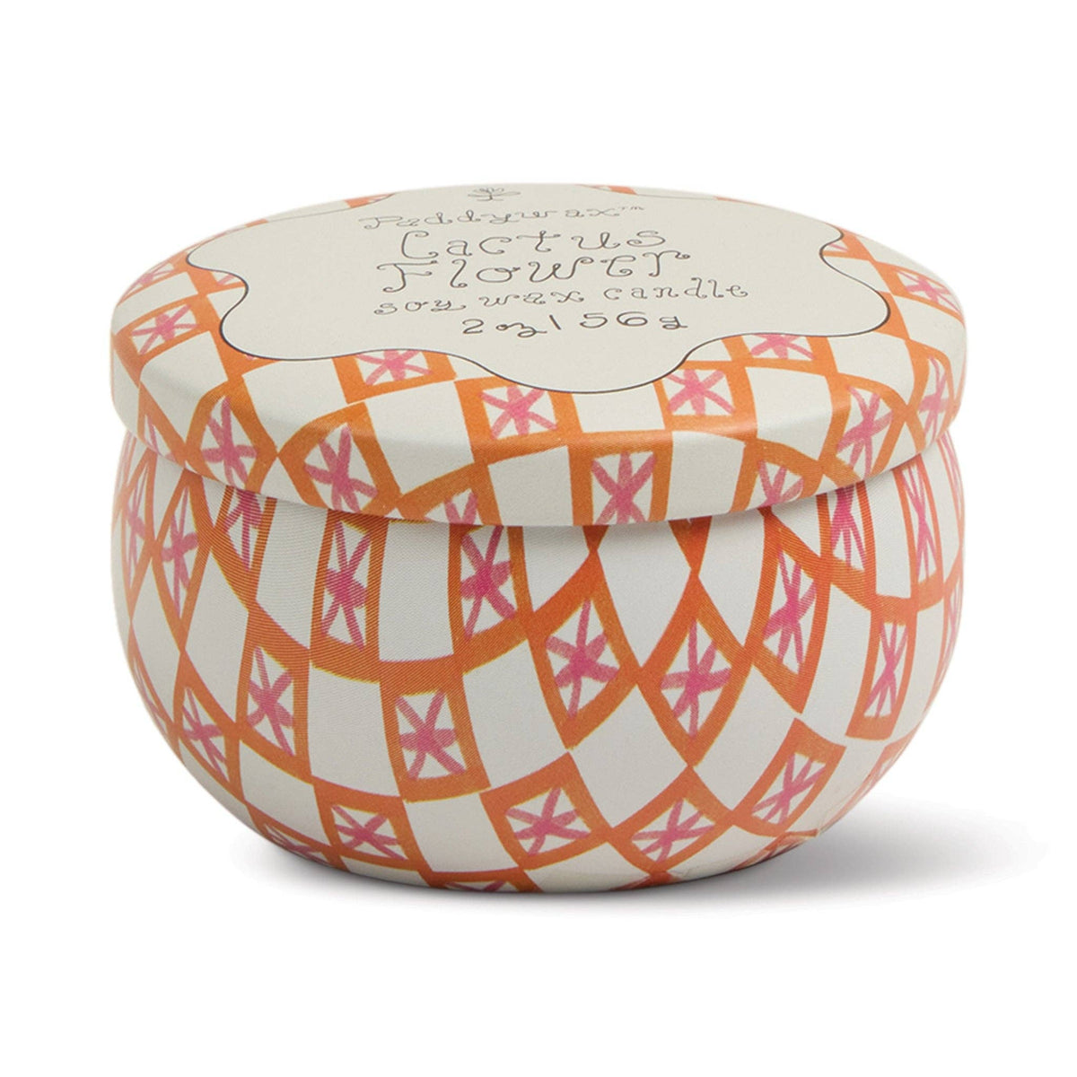 Tulip Tin Candle - Cactus Flower