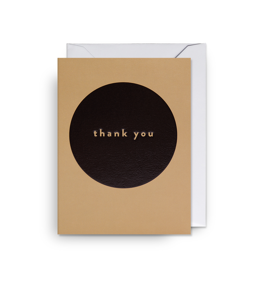 Circle Thank You Mini Card
