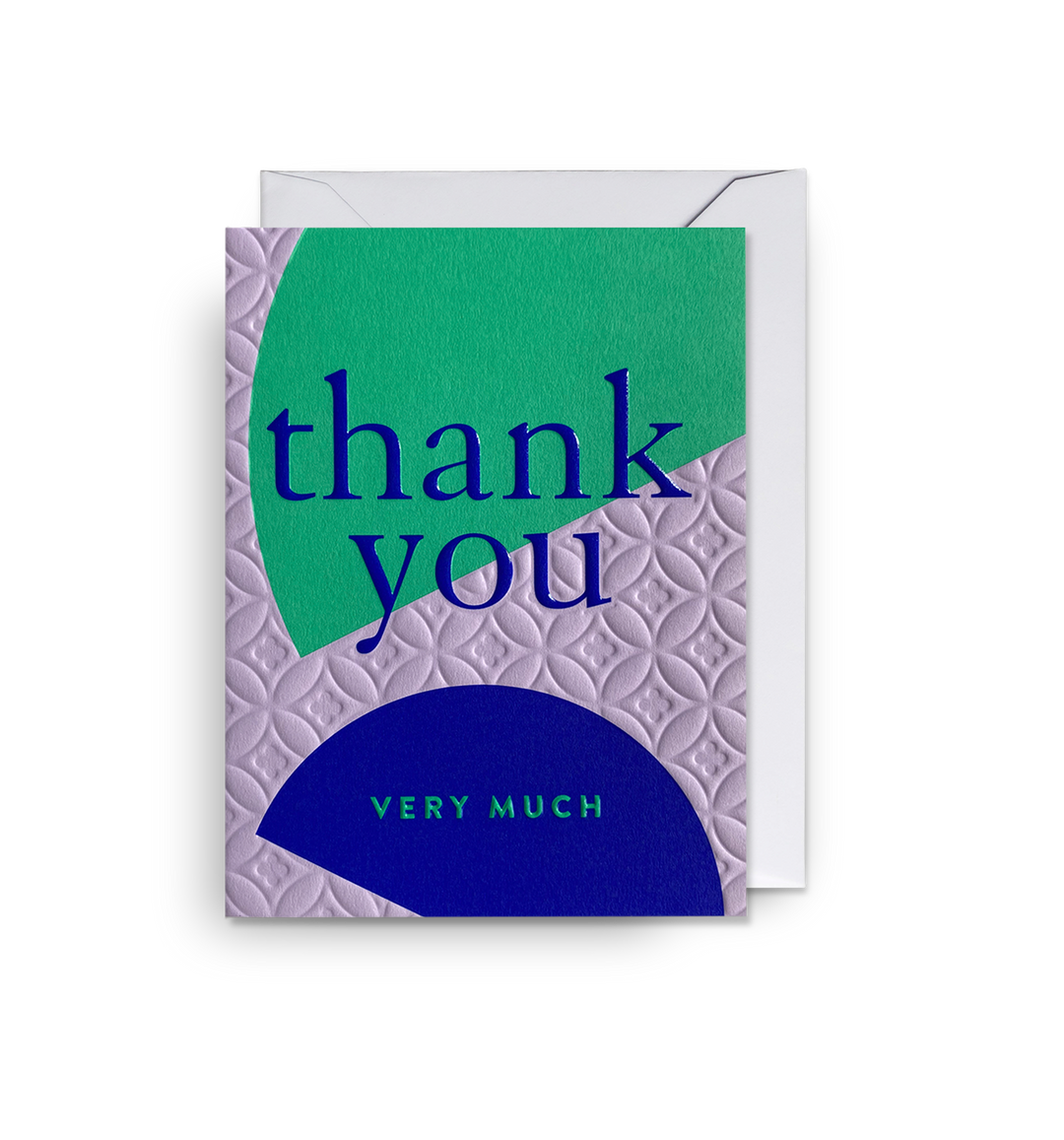 Thank You Very Much Mini Card