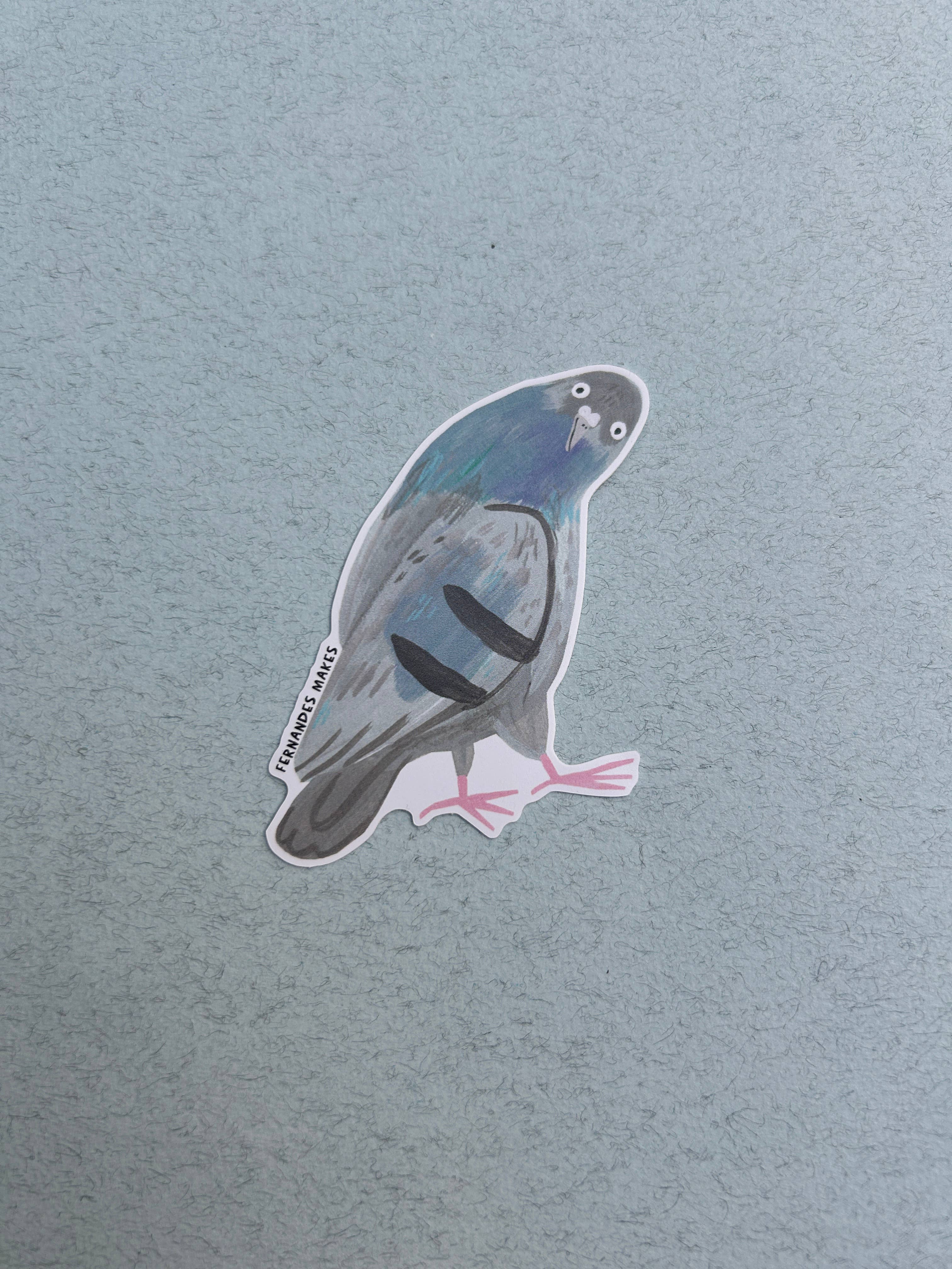 Oregano The Pigeon Vinyl Sticker