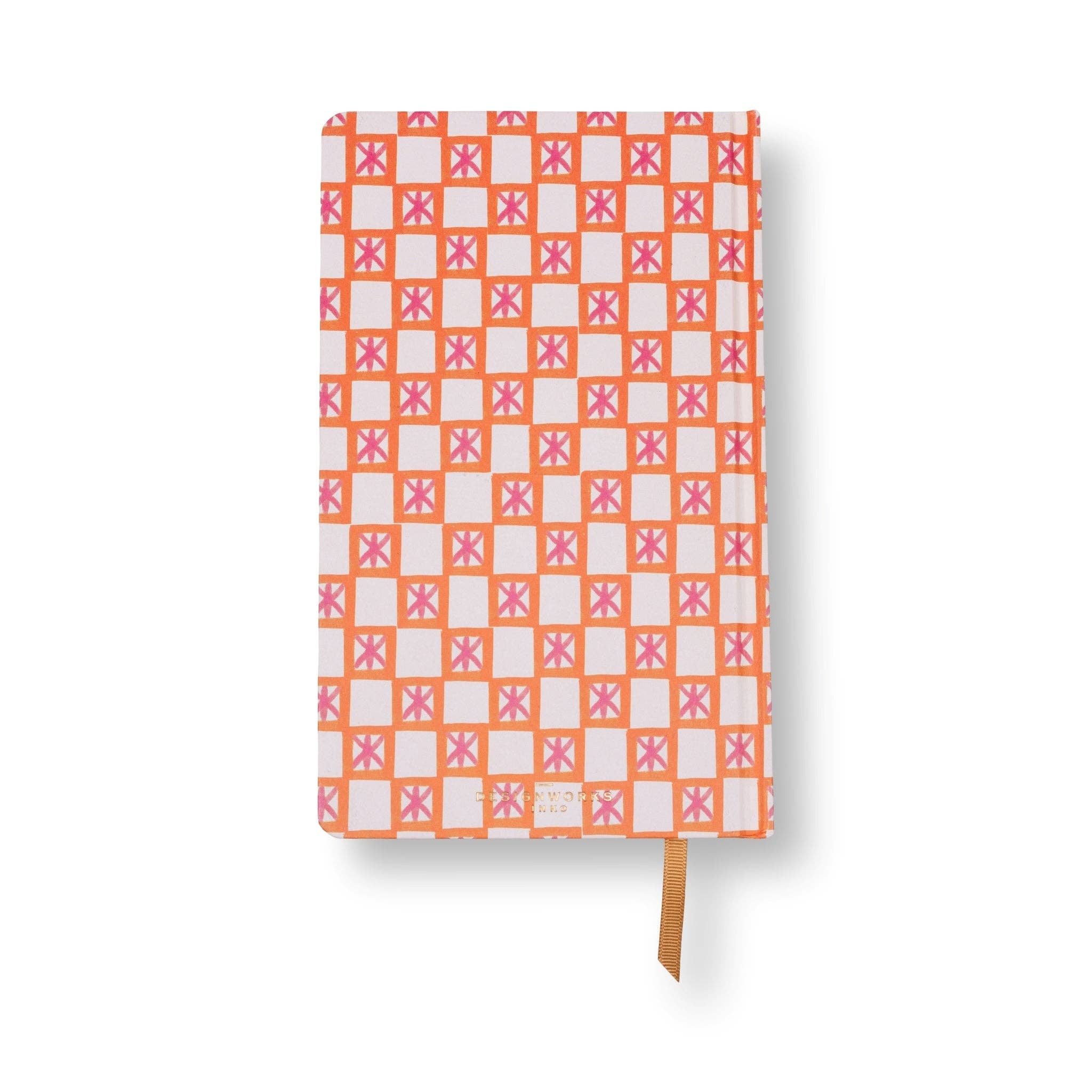 Ink Tulip Journal - Orange Check