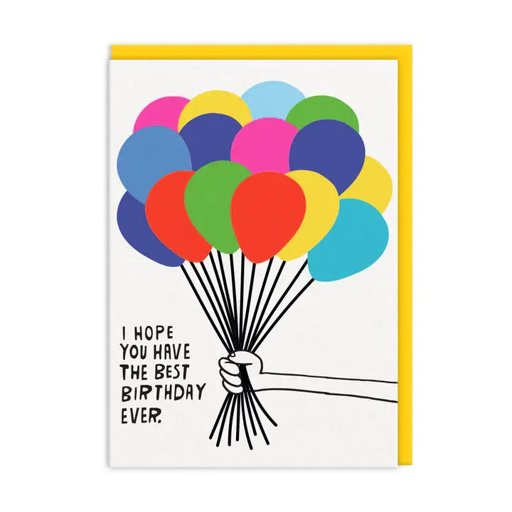 Birthday Balloons Card