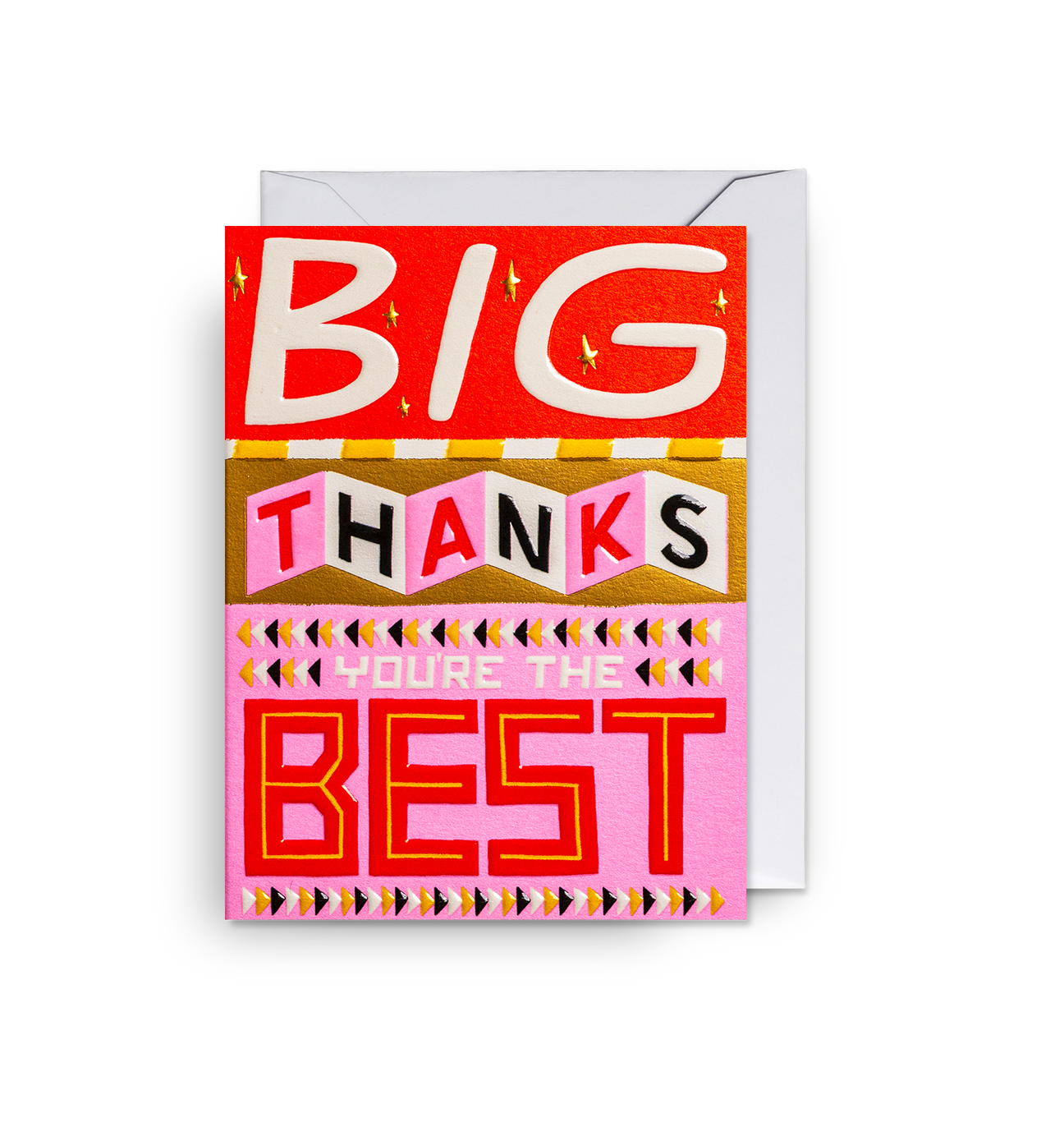Big Thanks You're the Best Mini Card