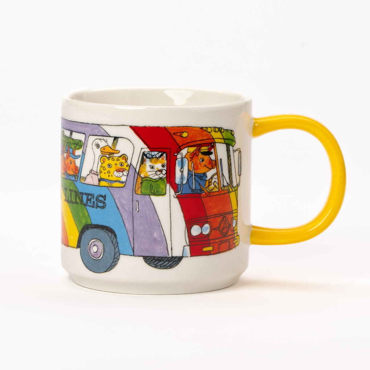Richard Scarry Rainbow Bus Mug