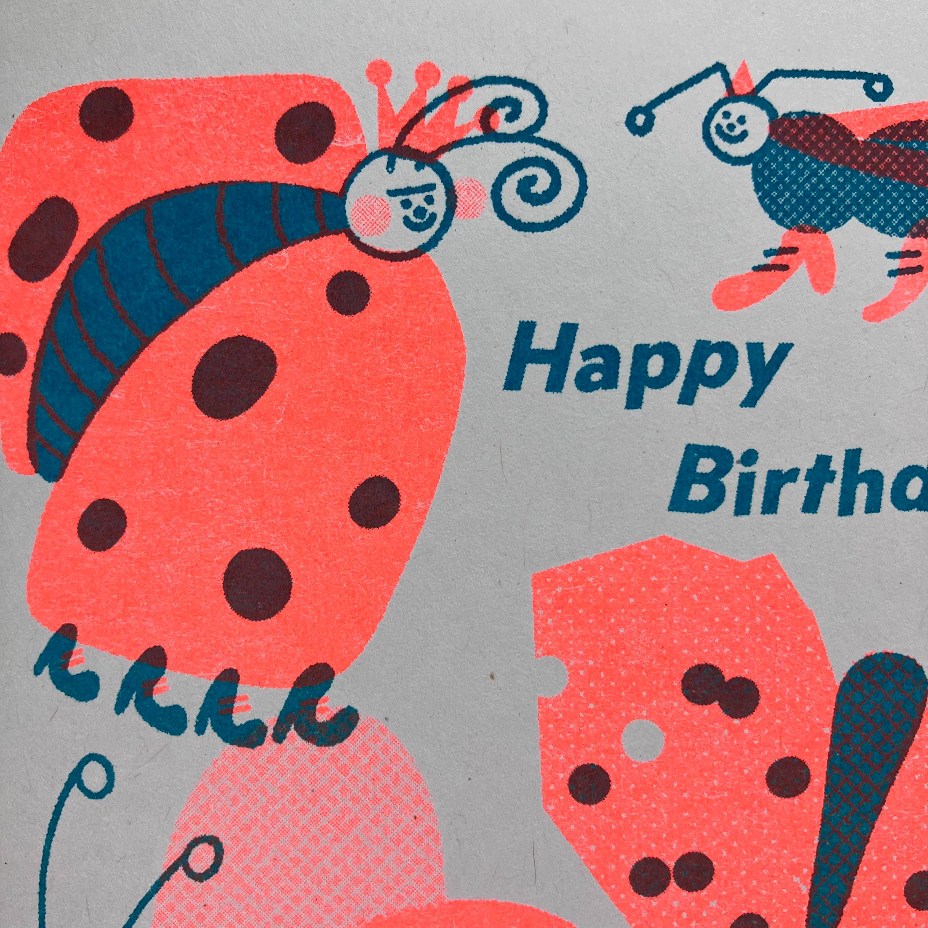 Birthday Bugs Card 