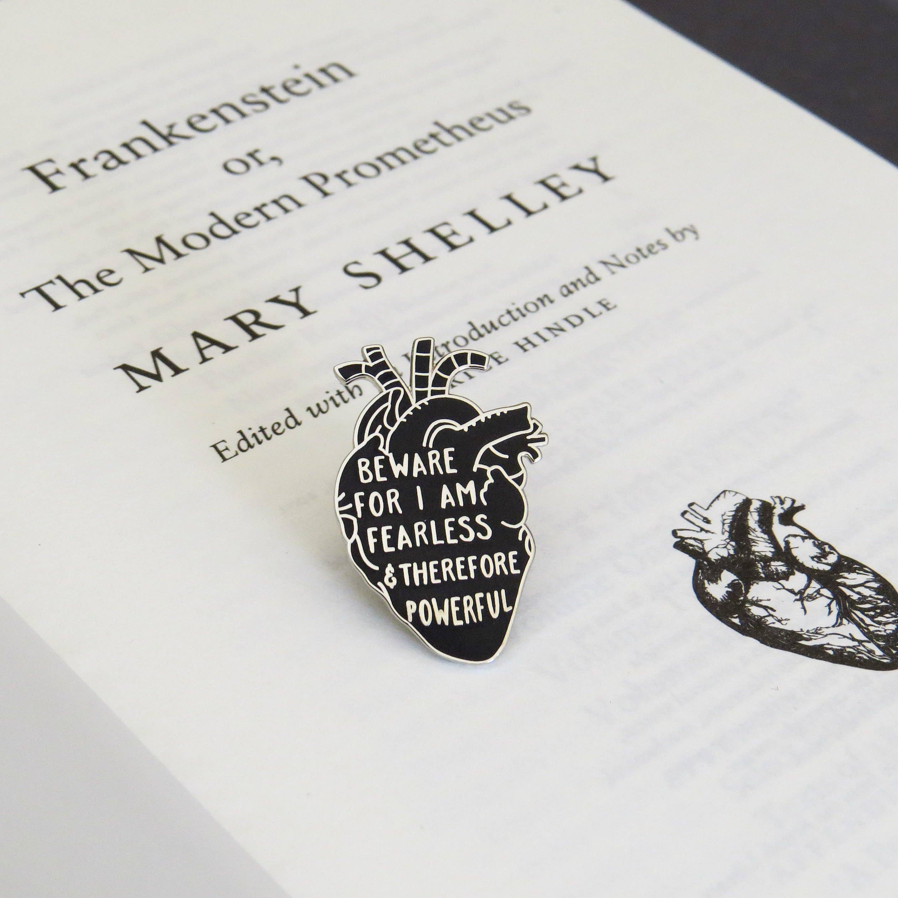 Frankenstein Anatomical Heart Pin Badge