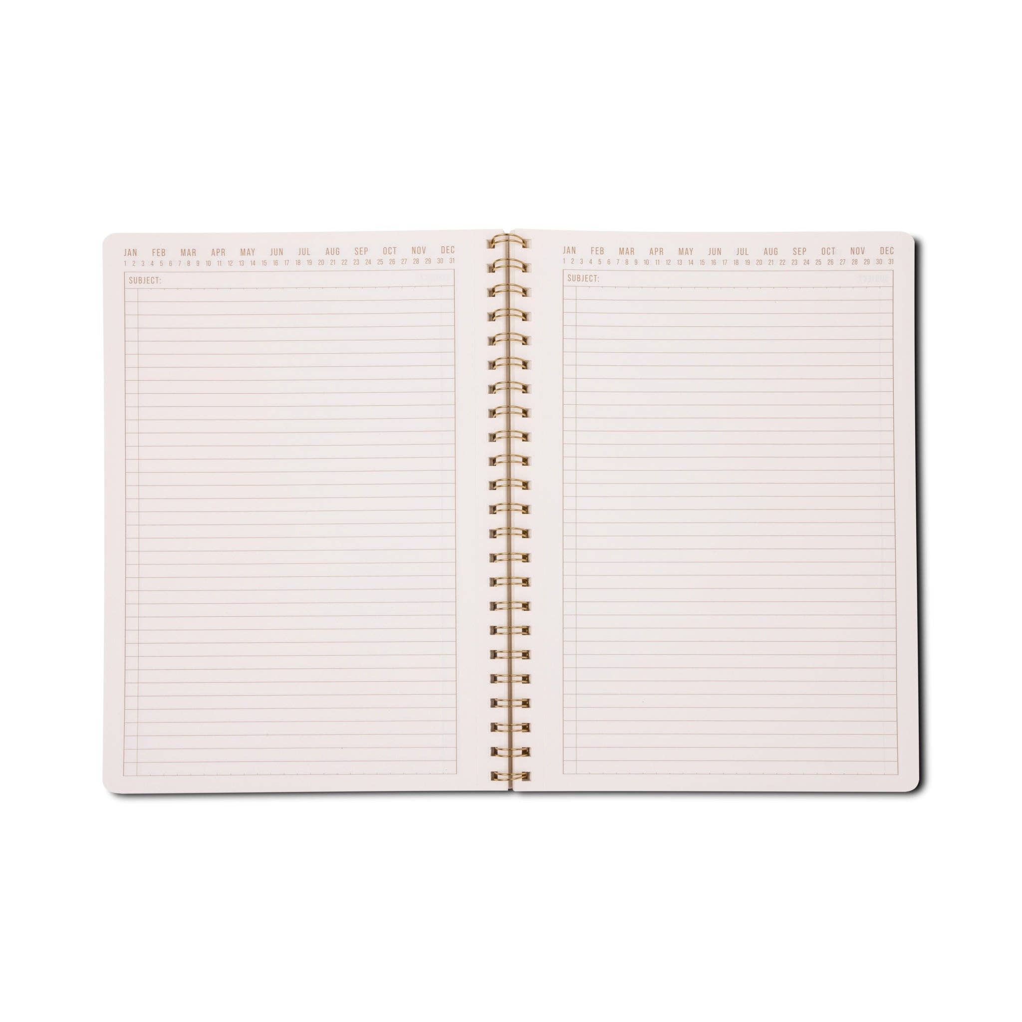 Tulip A4 Twin Wire Notebook - Orange Check