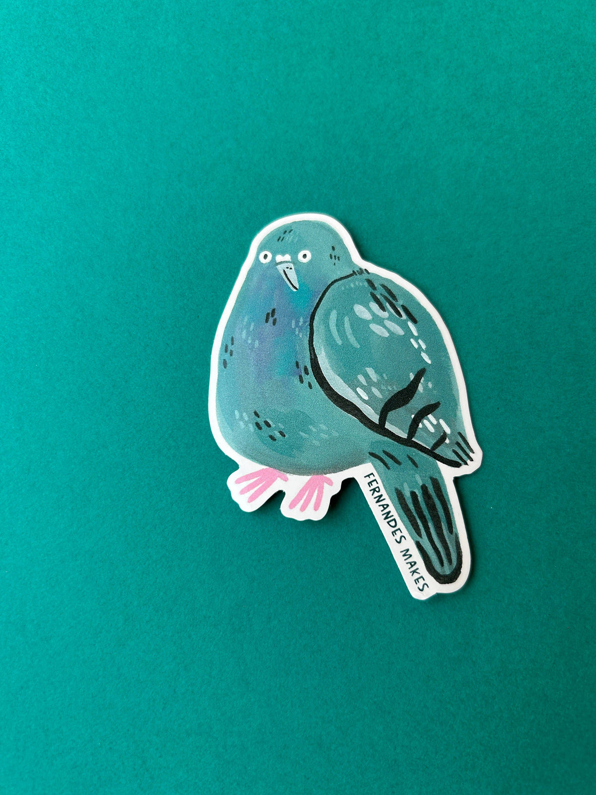 Pigeon Vinyl Stickers: Skye