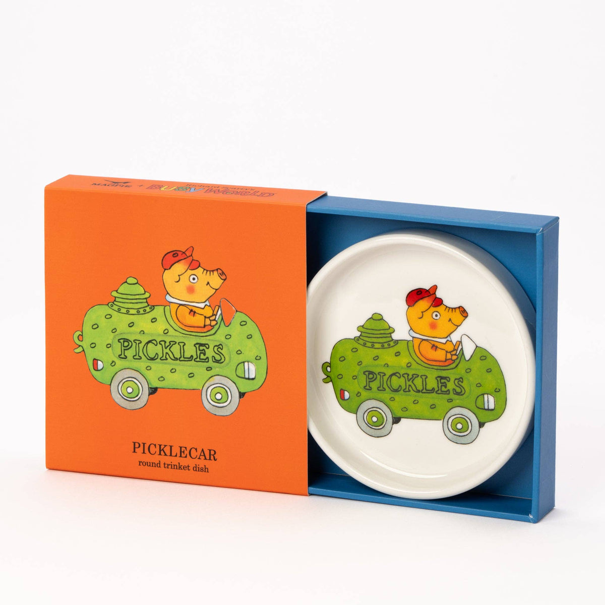 Richard Scarry PickleCar Round Trinket Dish