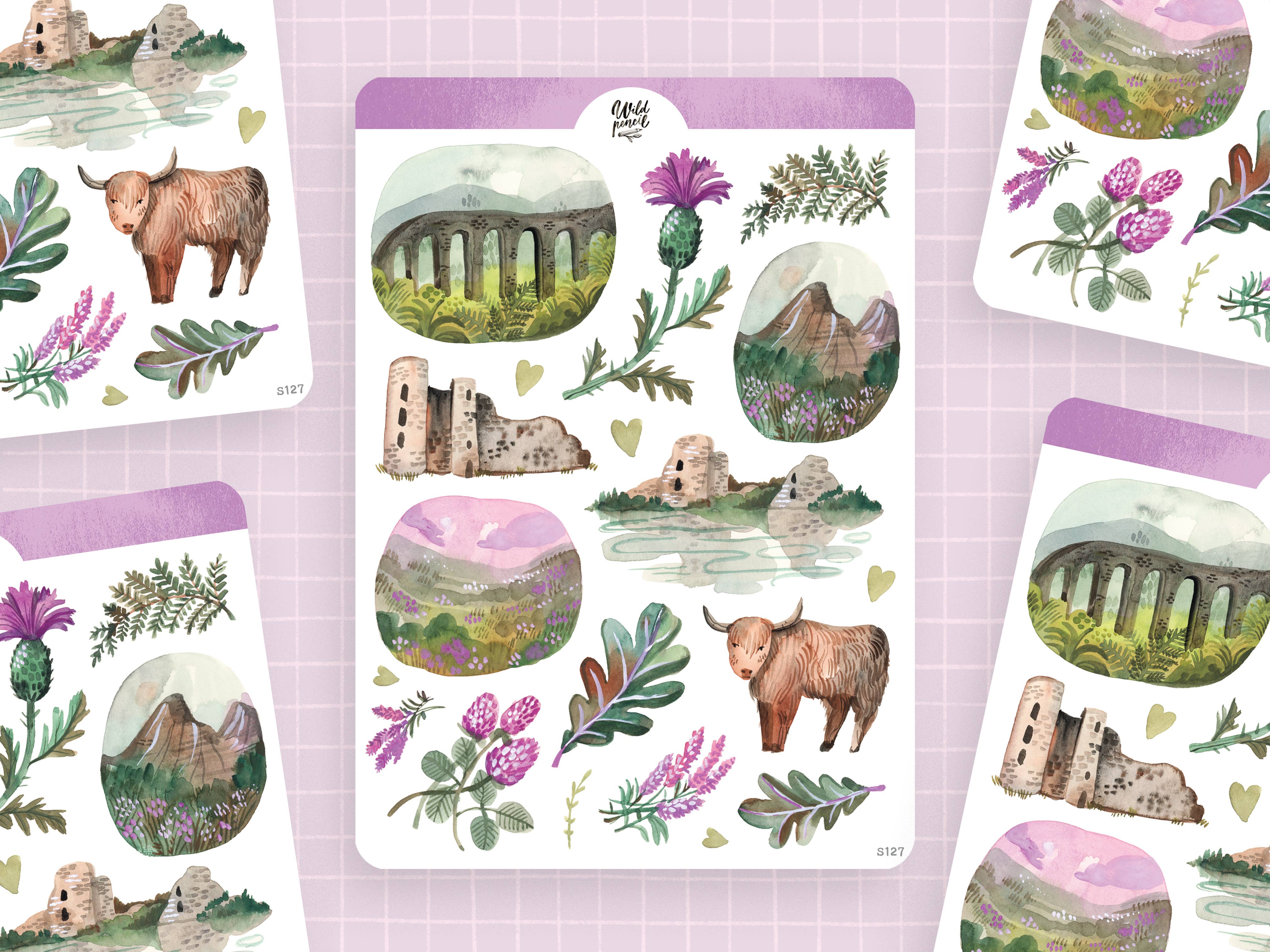 Scotland Sticker Sheet