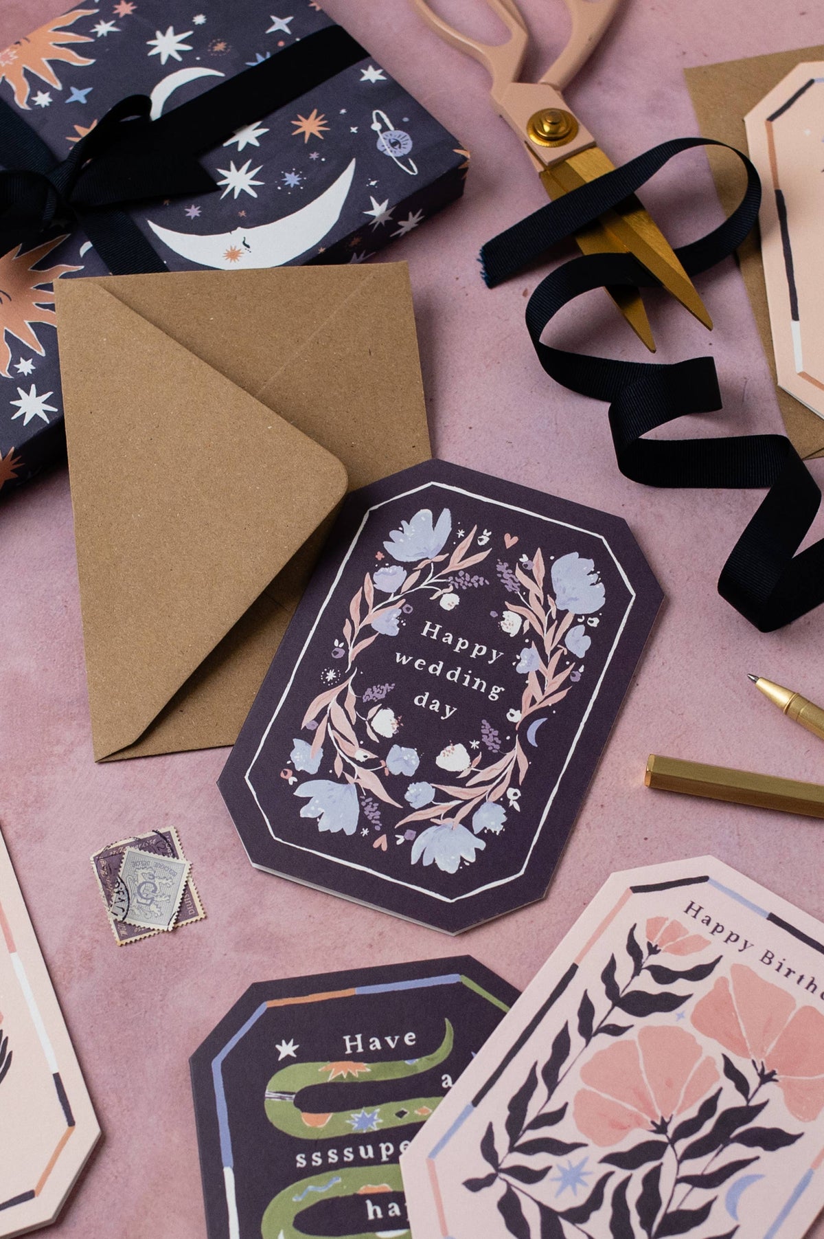 Floral Wedding Card