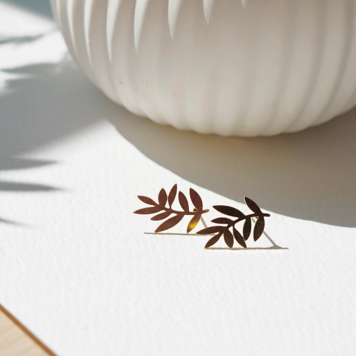 Flutter Leaf Studs