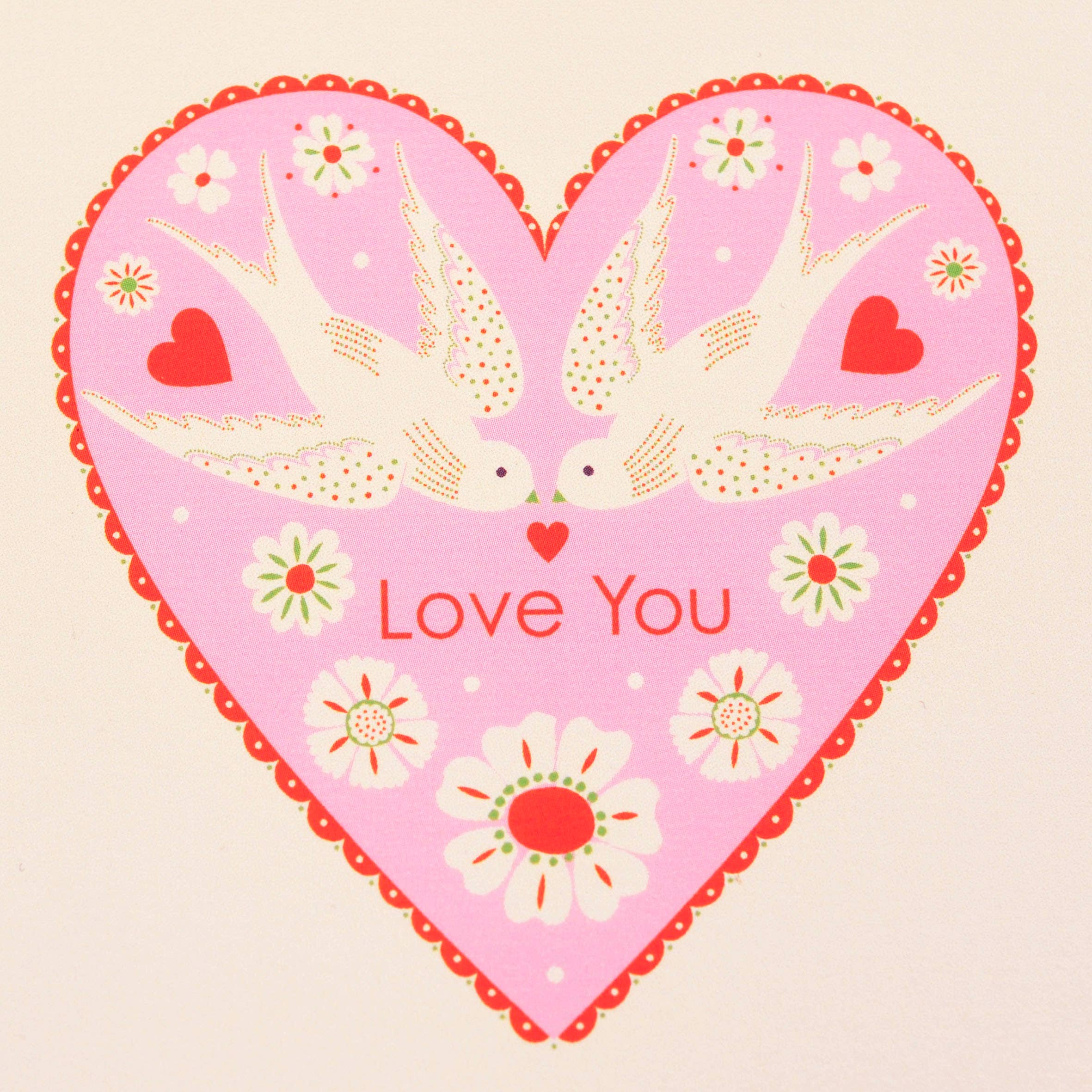 Love Birds Love You Card