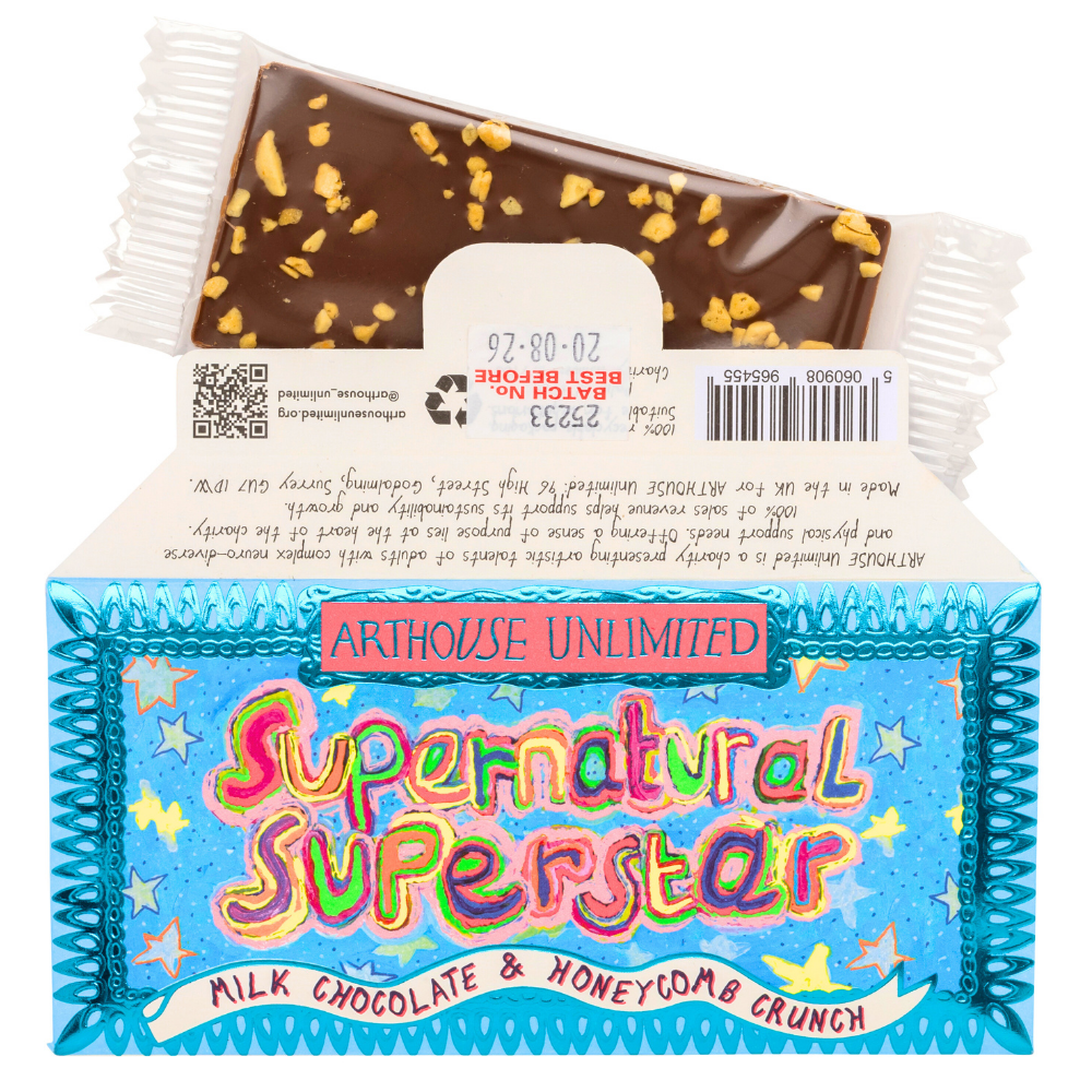 Joy Sized Bar - 'Supernatural Superstar' Milk Chocolate & Honeycomb Crunch