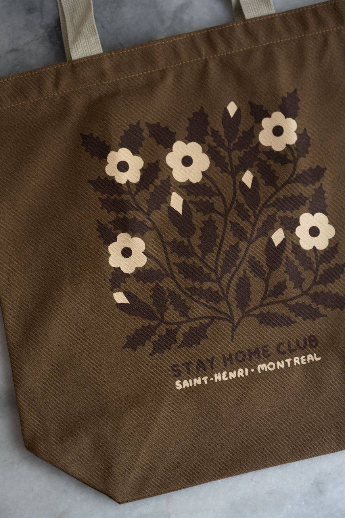 Blooms 1858 Big Zip Tote Bag