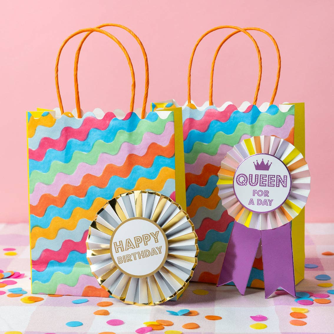 Queen For A Day Rosette Badge