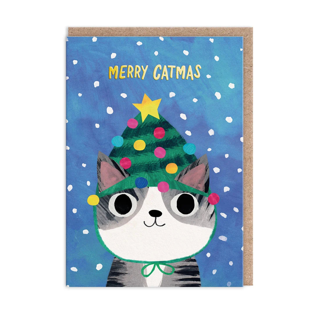 Merry Catmas Christmas Card