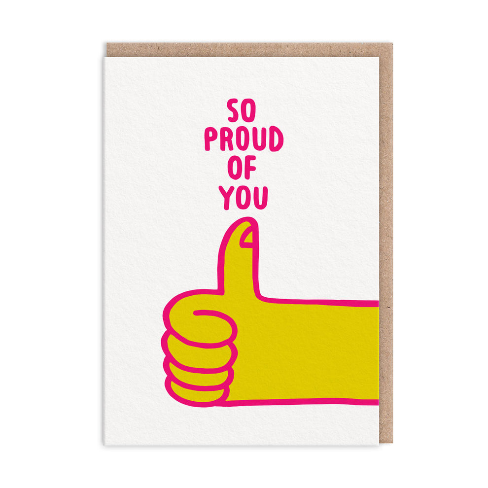 So Proud Of You Congratulations Card