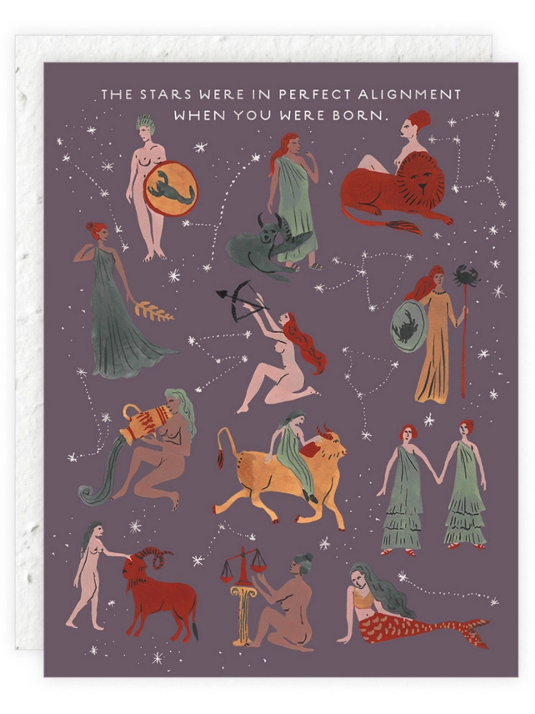 Perfect Alignment Seeded Birthday Card
