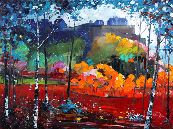 Autumn Light, Edinburgh Castle Art Print