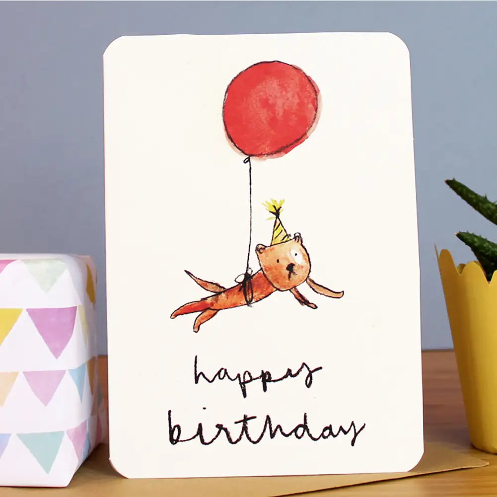 Balloon Dog Birthday Card