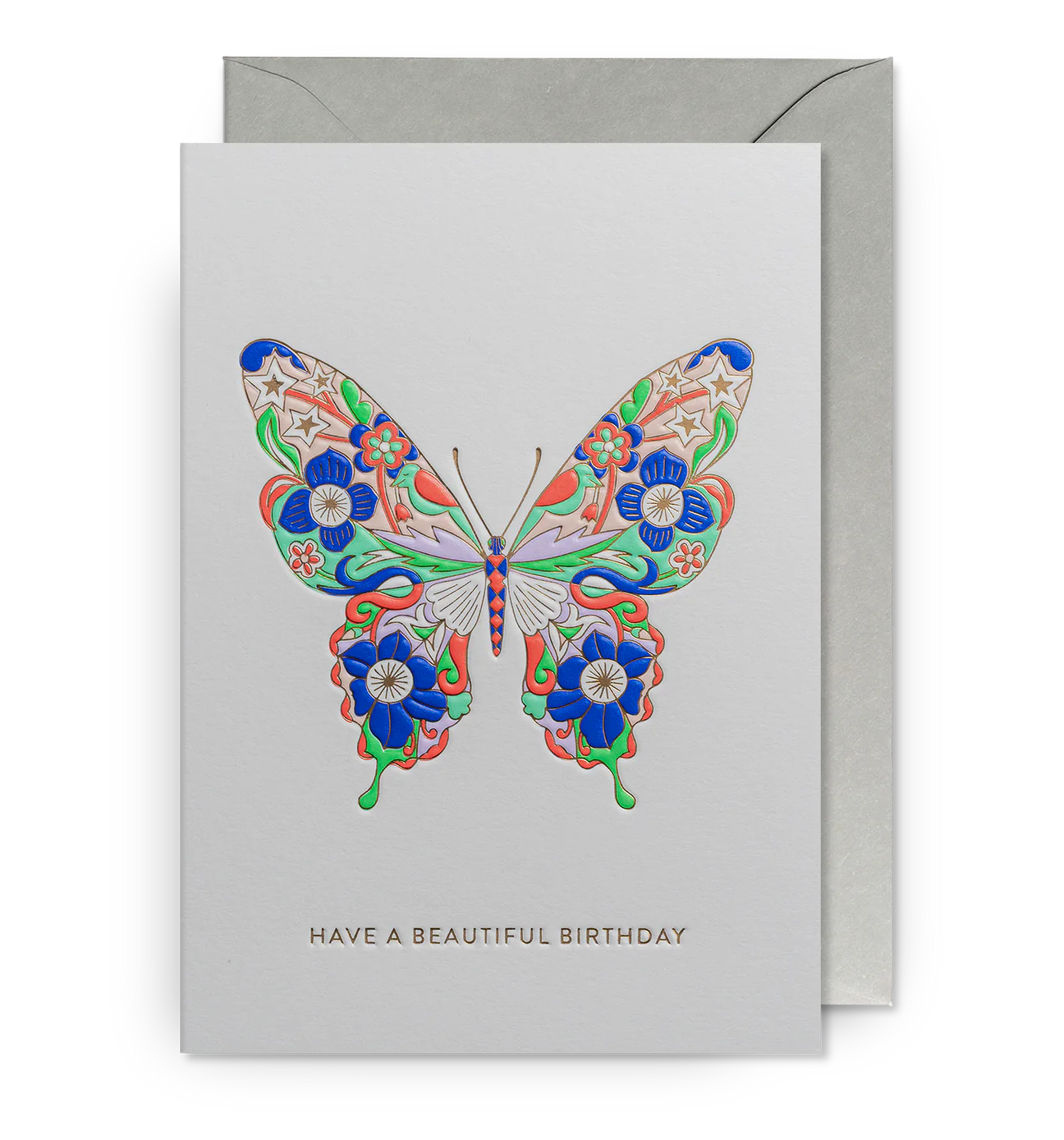 Floral Butterfly Birthday Card