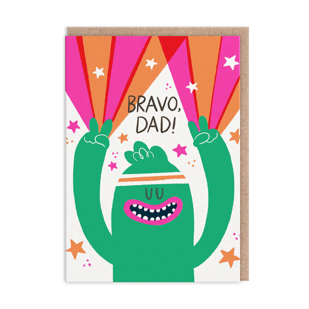 Bravo Dad Father's Day Card