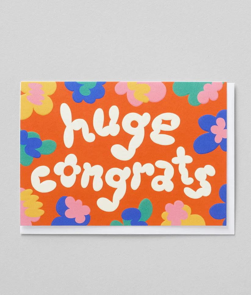 Huge Congrats Congratulations Card