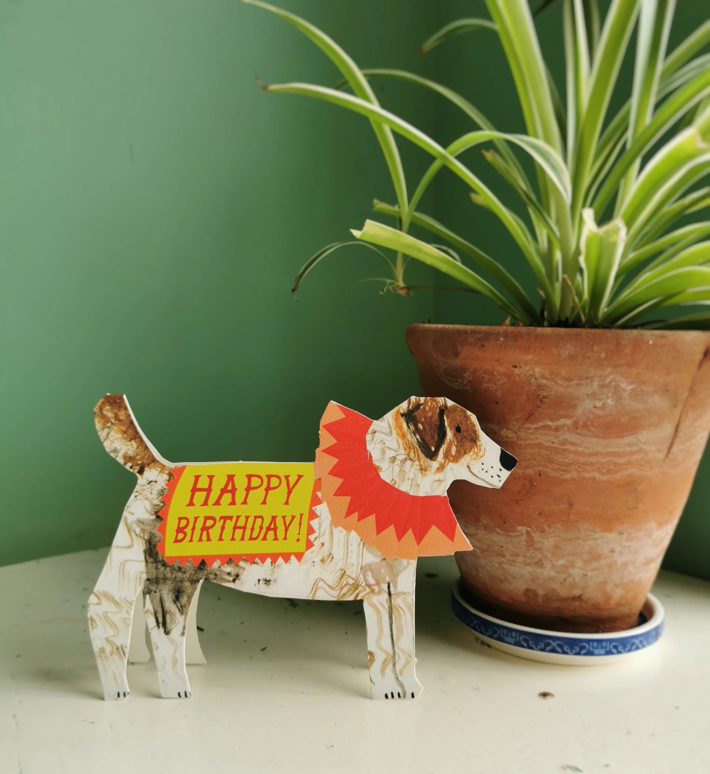 Happy Birthday Jack Russell Stand-Up Card