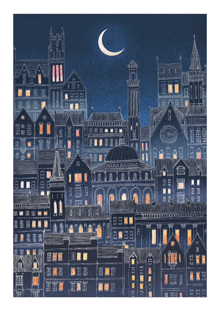 A4 Luna Art Print