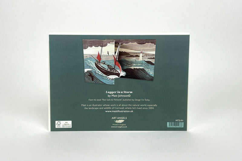 Matt Johnson - Lugger In A Storm Fold Out Card