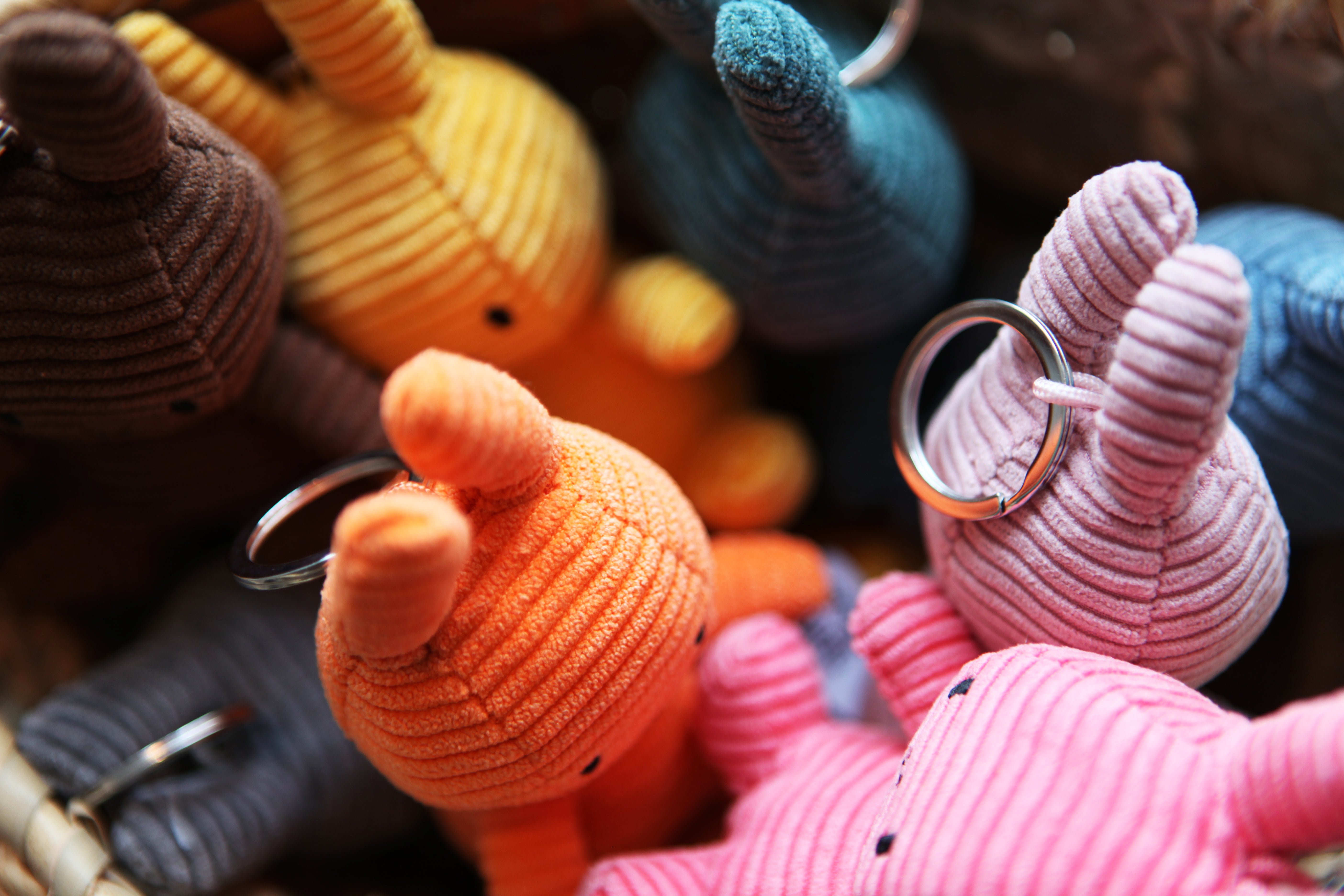 Miffy Yellow Corduroy Keyring