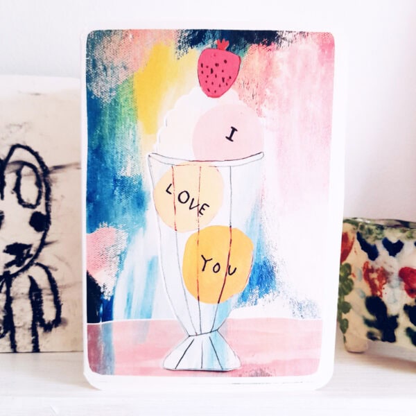 I Love You Ice Cream Card
