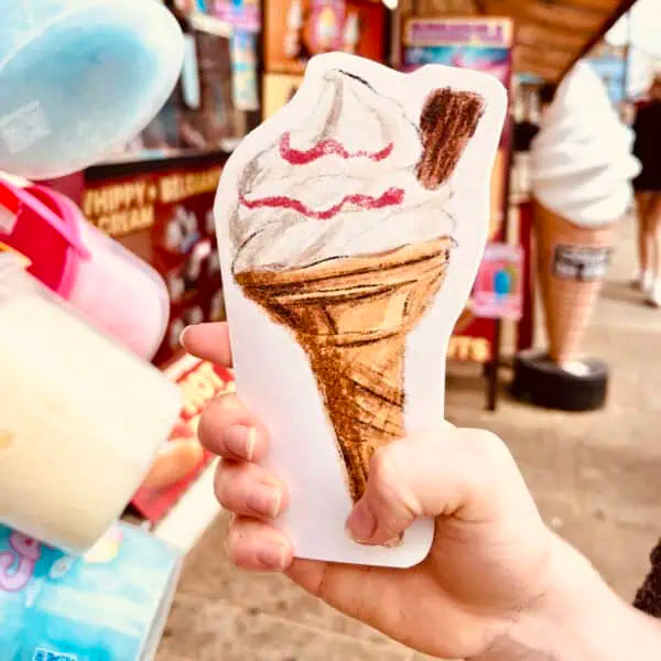 Ice Cream Cone Card