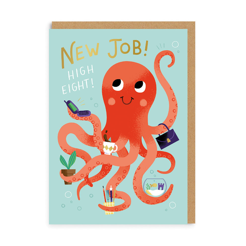 New Job! High Eight!