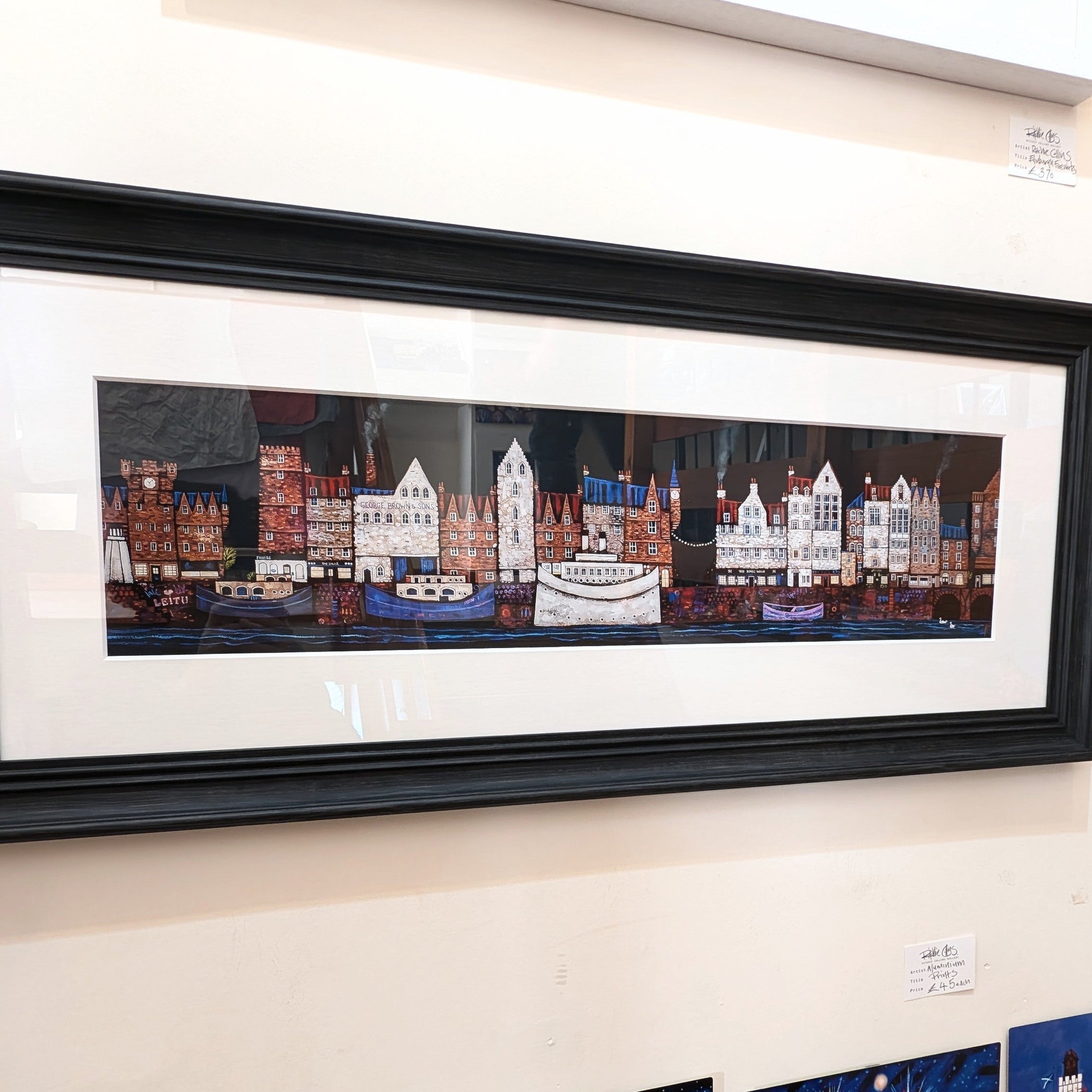 Along Auld Leith Shore Art Print