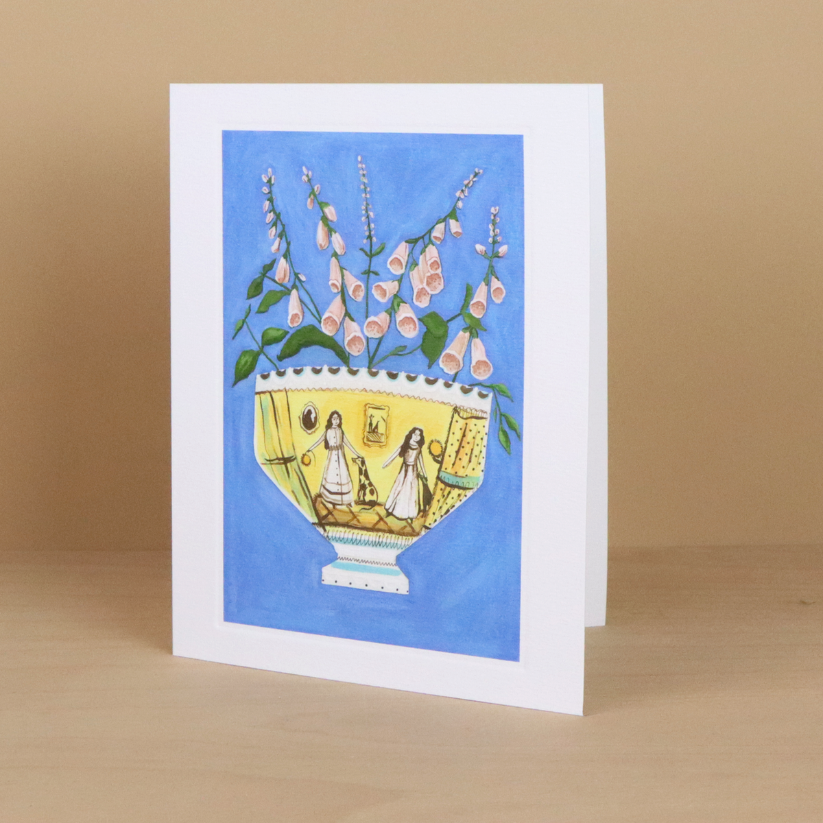 Stately Home Pets Blank Card