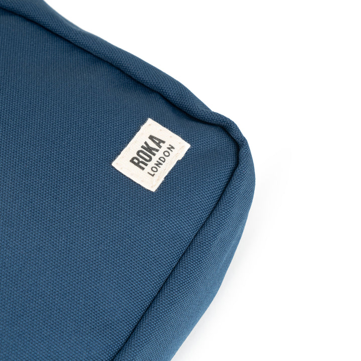 Deep Blue Bond Recycled Canvas Bag