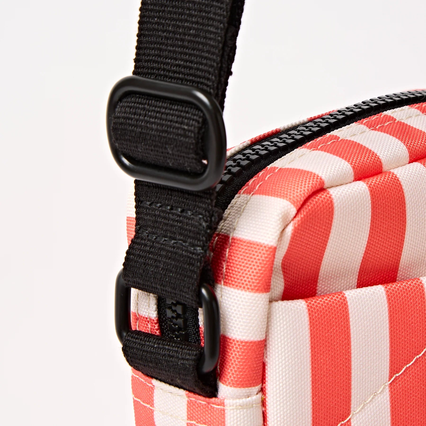 Coral Stripe Bond Recycled Canvas Bag